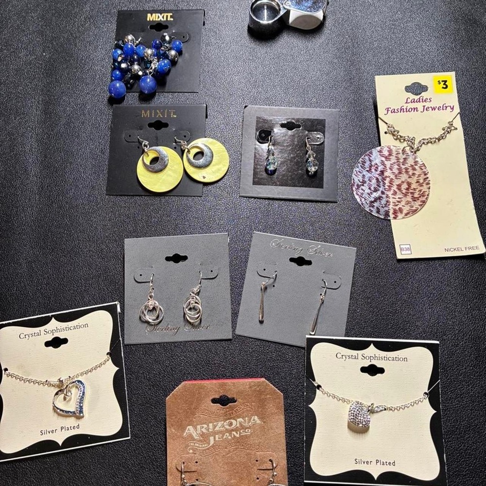 Sterling Silver and Silver Plated Jewelry